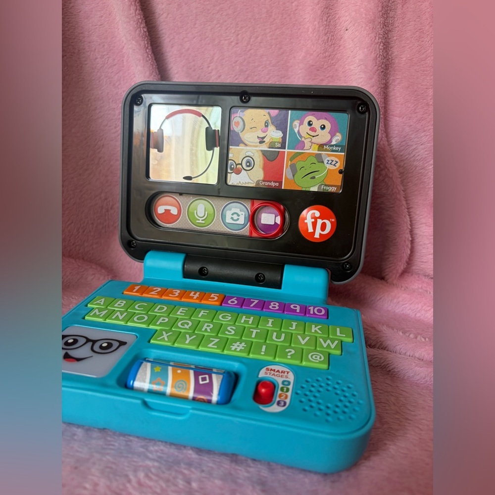 Fisher price baby laptop toy working